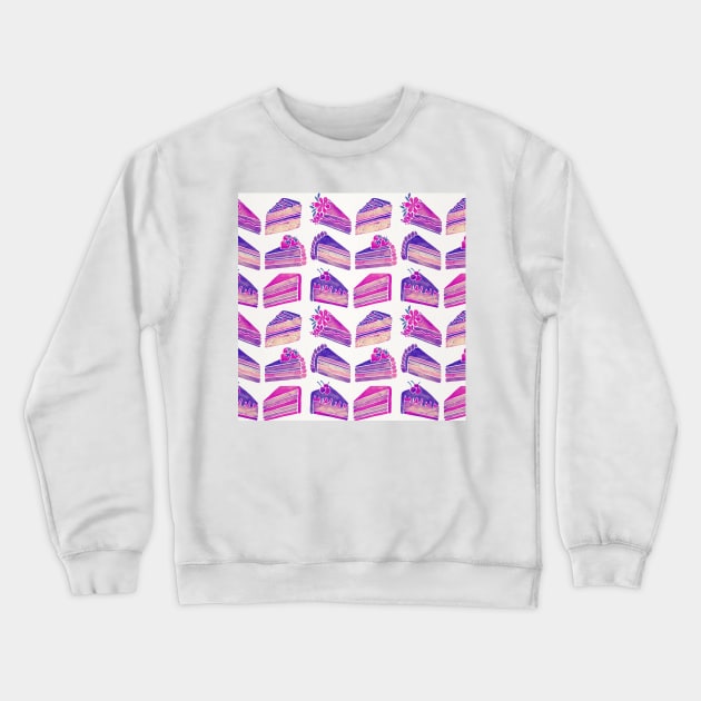 Unicorn Cake Slices Crewneck Sweatshirt by CatCoq